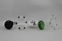 Pulsar Cone Bowl With Colour Accents-14mm Male