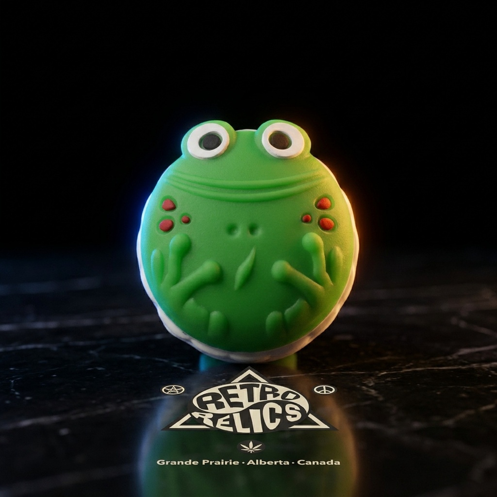 Silicone Container- Frog