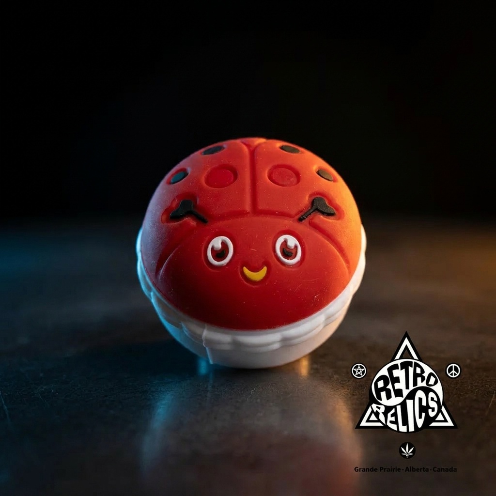 Silicone Container- Lady Bug