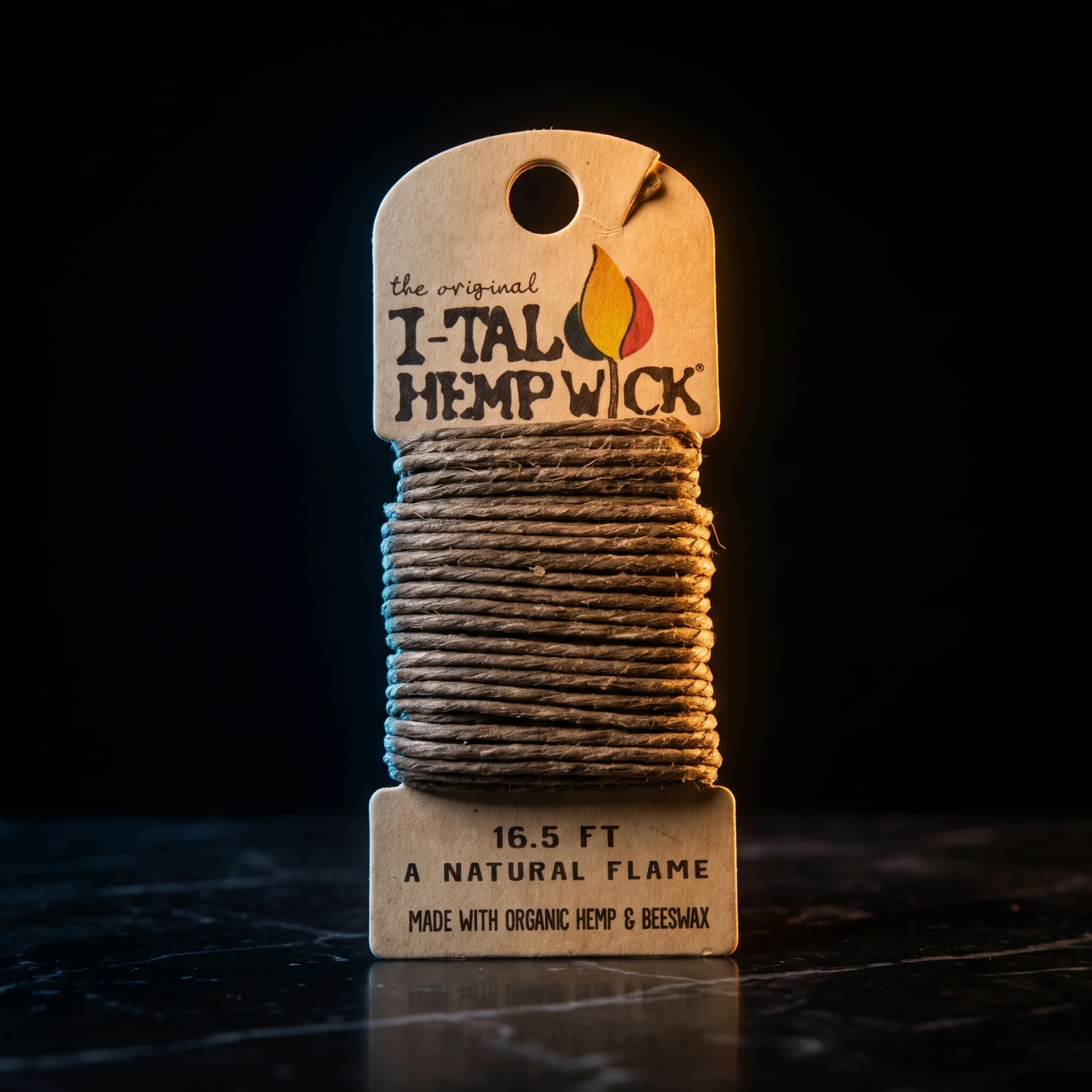 I-Tal Hemp wick- 15.5 FT Lighter Sleeve