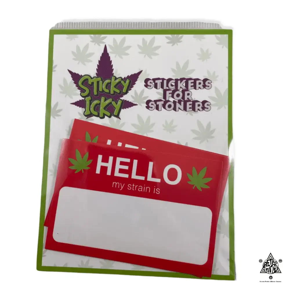Stickers For Stoners-Reusable Strain Labels