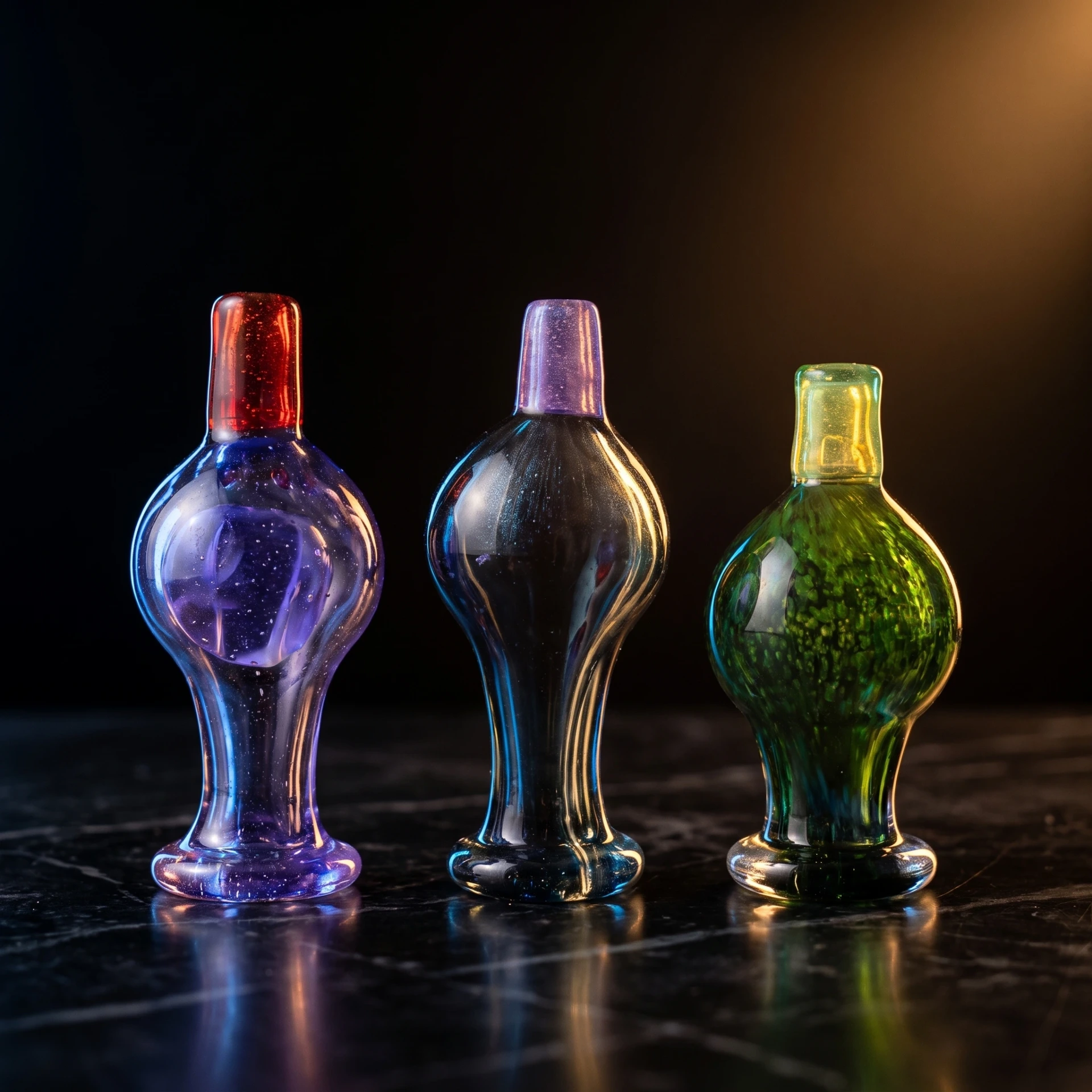 Mook's Glass Directional Flow Carb Cap-Solid Colour Large