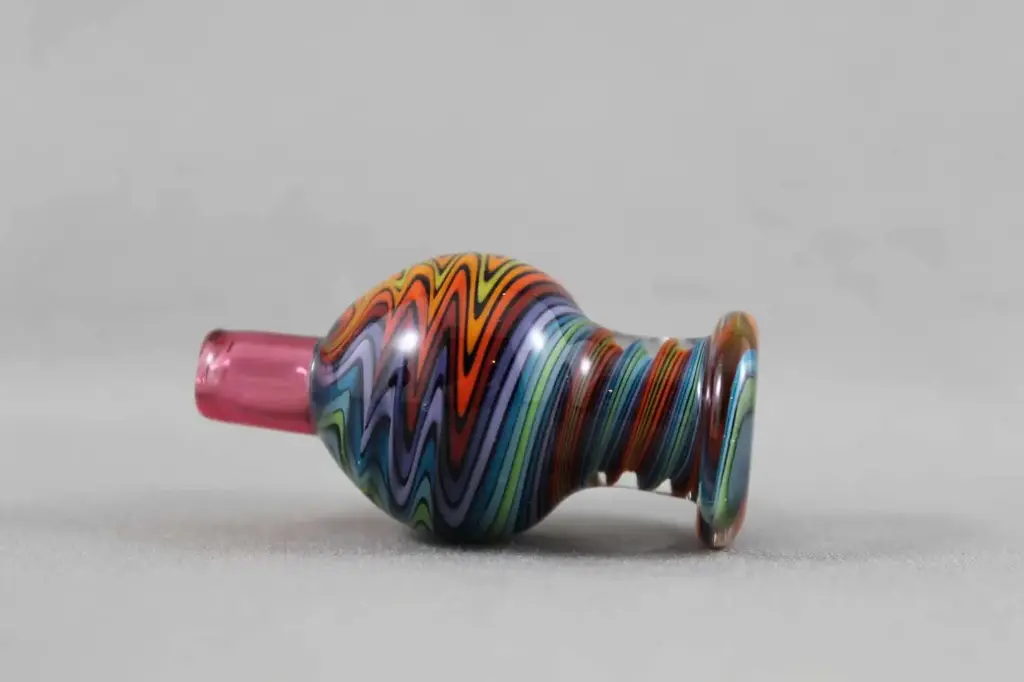 Mook's Glass Directional Flow Carb Cap-Wig Wag Small