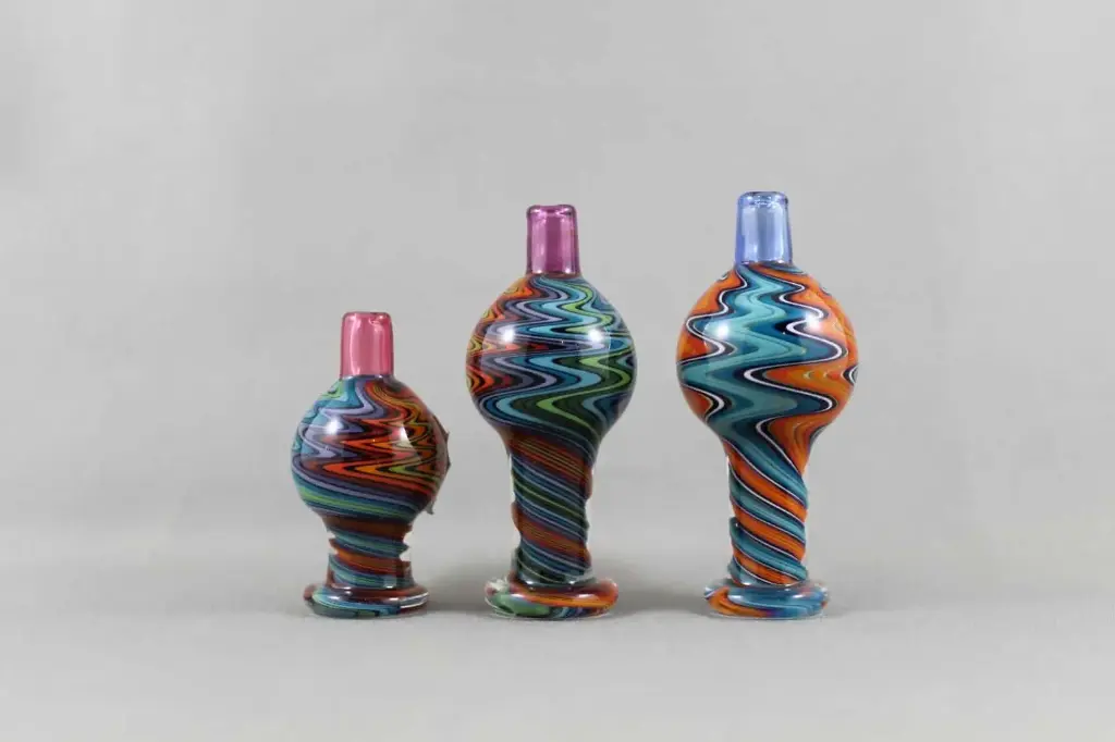 Mook's Glass Directional Flow Carb Cap-Large Wig Wag