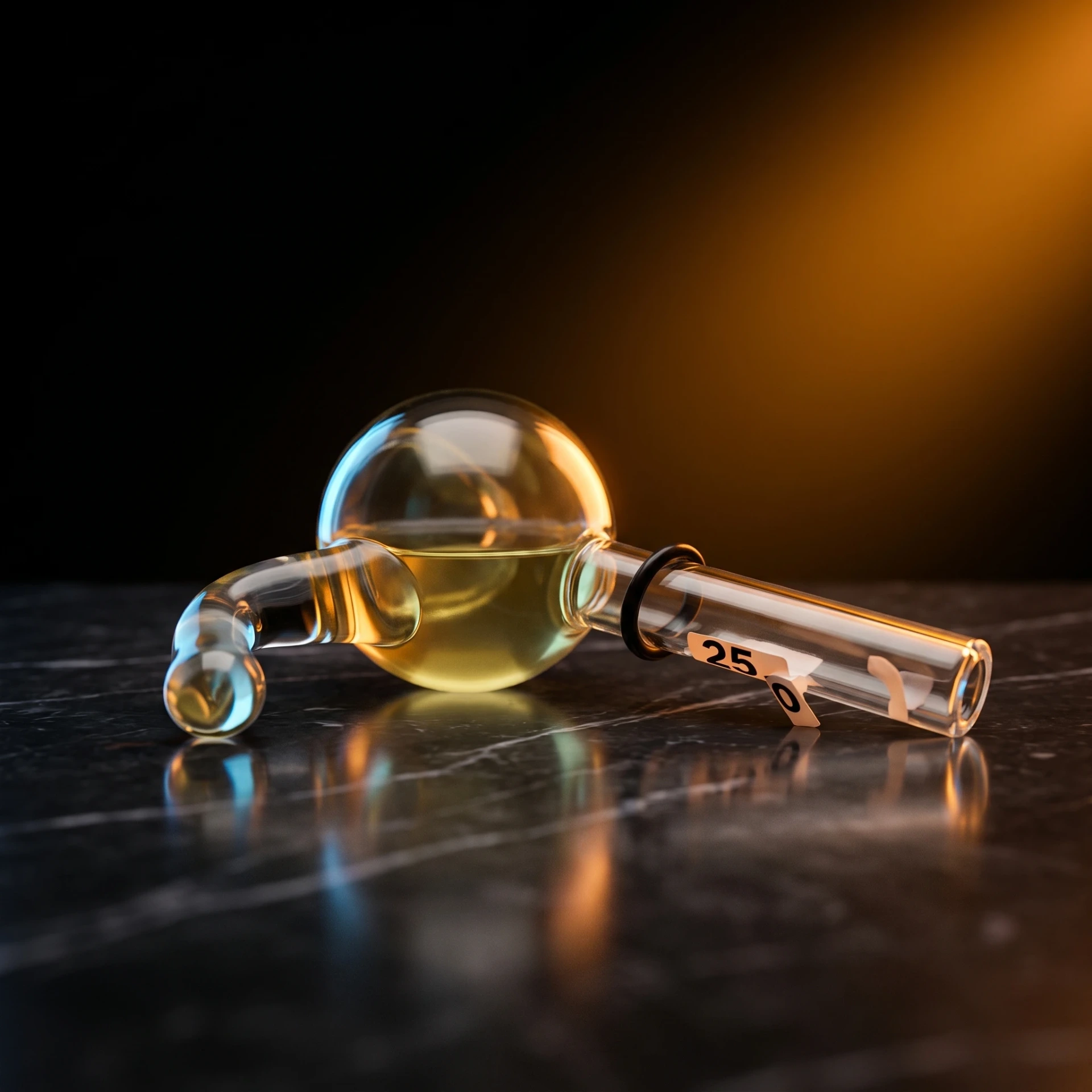 Fumed Bubble Bowl-12mm Male