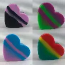 Silicone Heart Container