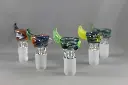 Mook's Glass Wig Wag Cones-18mm Male