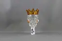 XXL Skull With Crown Bowl-14mm Male