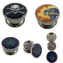 Buddies Puff Top 3-Piece Metal Grinder
