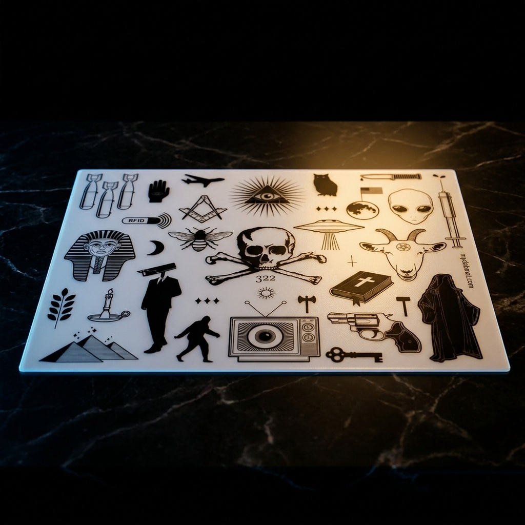 My Dab Mat-Glow In The Dark Conspiracy Theories