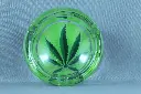 Glow In The Dark Leaf Crystal Ash Trays-Ast Designs