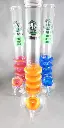 Lit Glass Glow In The Dark Bubble Base Bong