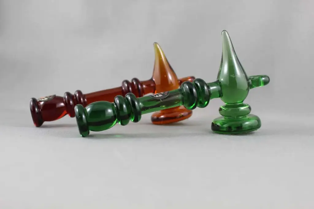 Red Eye Glass  Hammer Carb Cap & Dabber