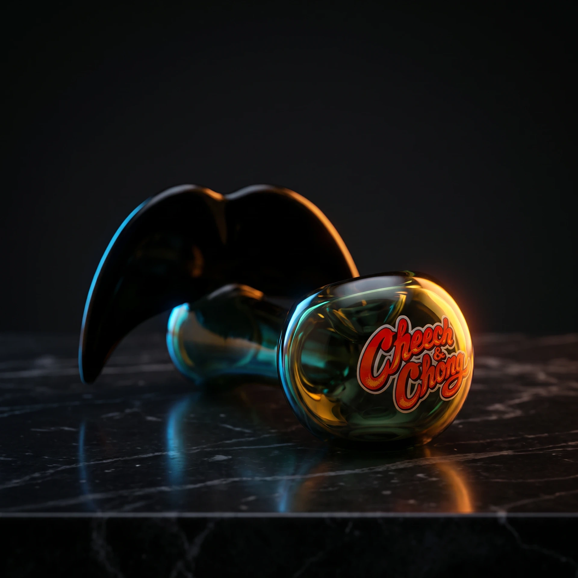 Cheech & Chong Mustache Ride Hand Pipe