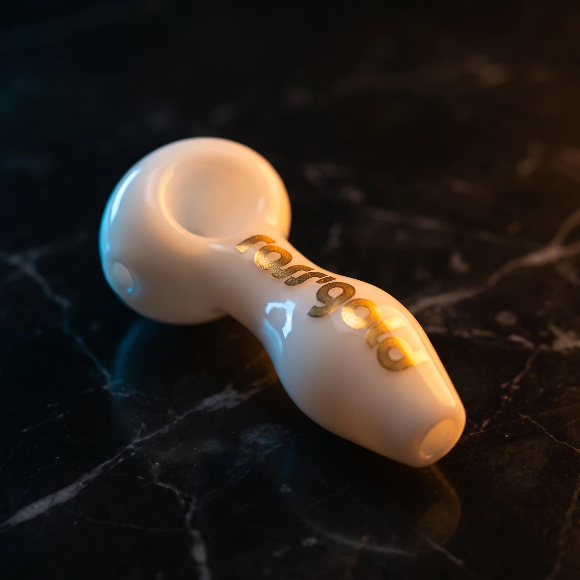 Ross's Gold Gnarly Knots Spoon Pipe