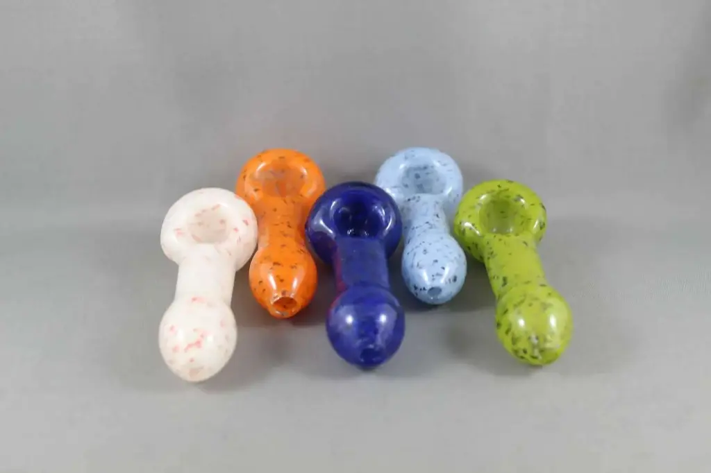 Dealz Multi Tone  Frit Spoon Pipe