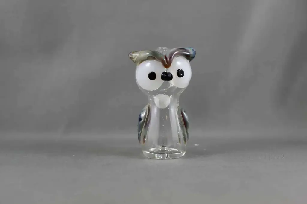 Red Eye Glass Hooter Hand Pipe