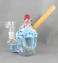 Bubblegum Sundae Cupcake by Empire Glassworks