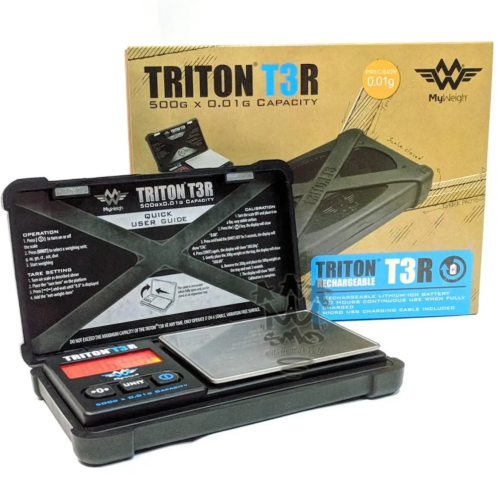 Triton T3R 500g x .01g Pocket Scale