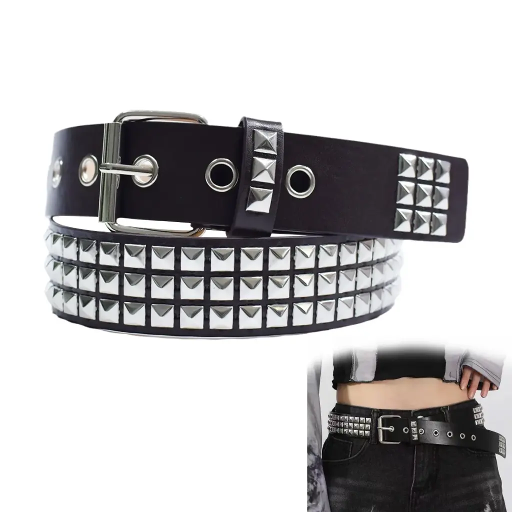 Belt Pleather Studded or basic