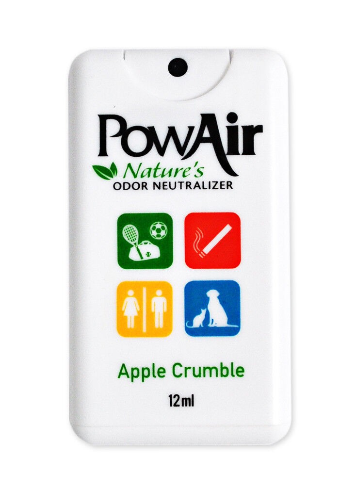 PowAir Odor Neutralizer Travel Spray Card Apple Crumble
