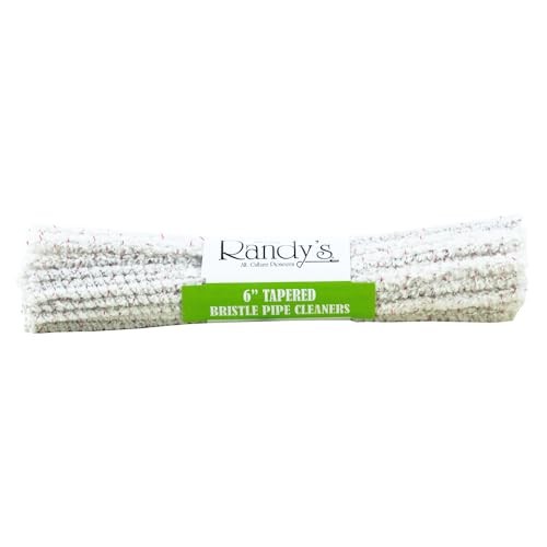 Randy’s 6 Inches Bristle Pipe Cleaners – Straw Cleaner Brush - Bundle of 44