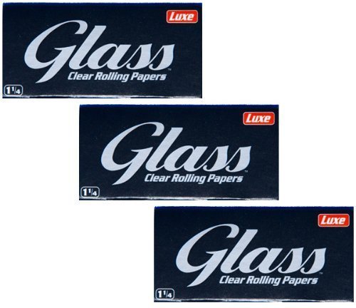 Glass Transparent Rolling Papers 1 1/4in
