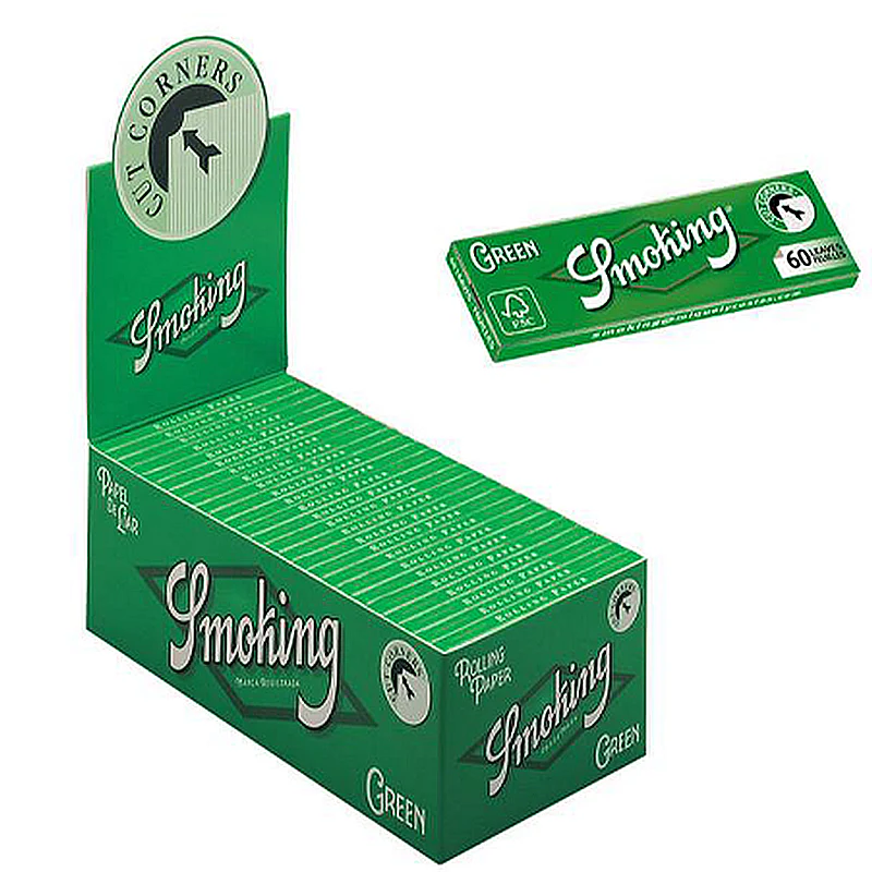 Smoking Green Single Wide Rolling Papers