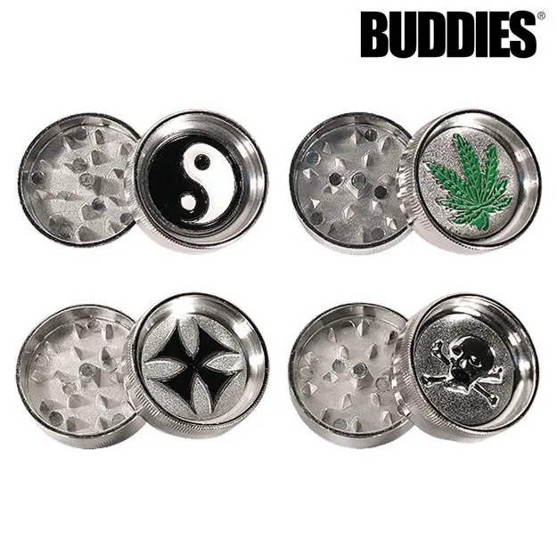 Buddies Metal Hard Top 4-Piece Grinders