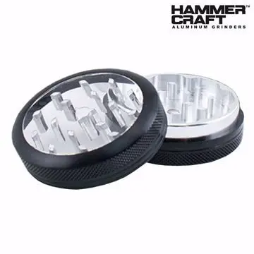 Hammercraft 2-Piece Domed Window Grinder Large (red)