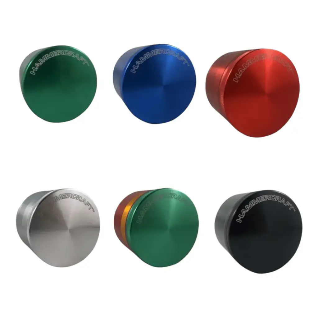 Hammercraft Logo 4-Piece Grinder Small (red)