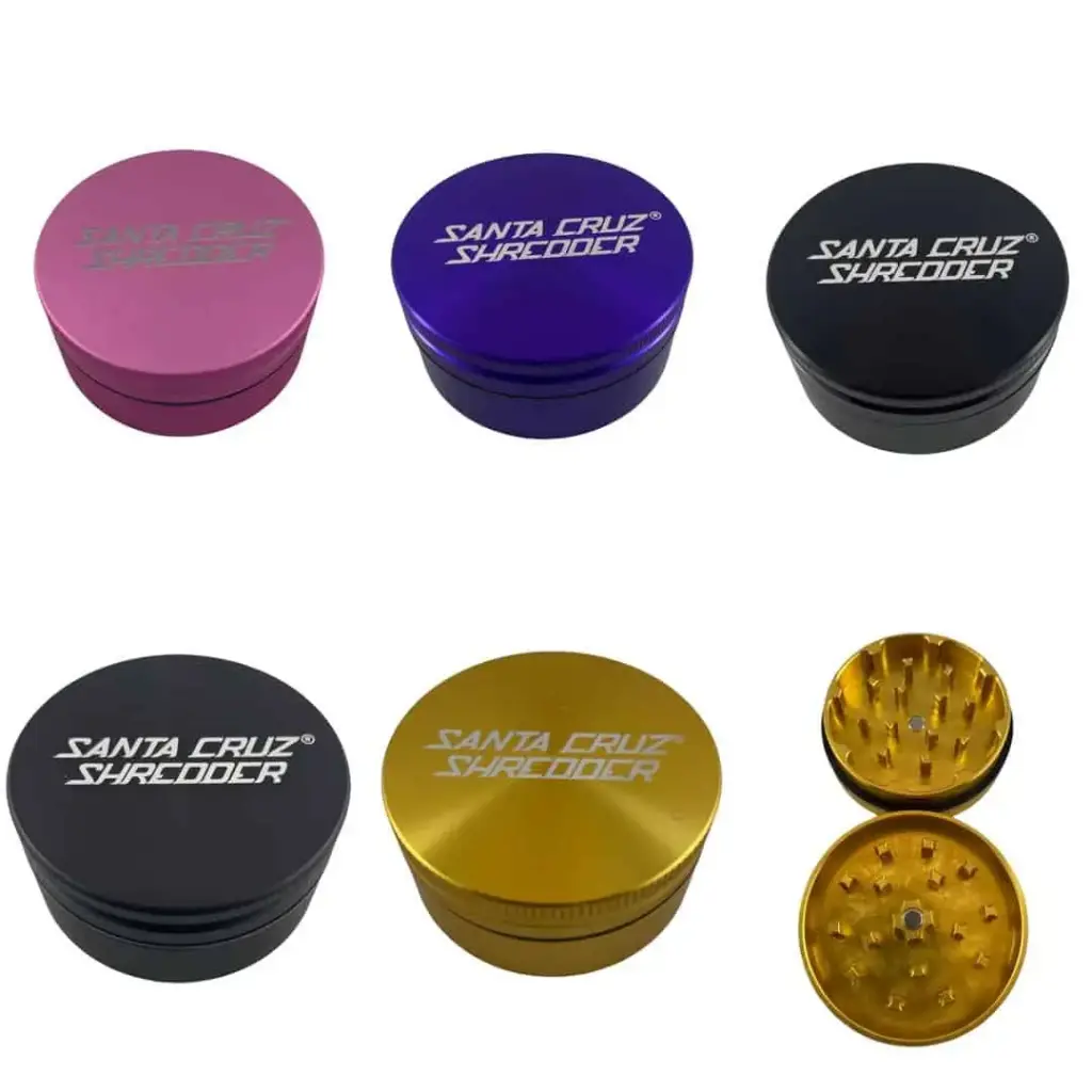 Santa Cruz Shedder- 2 Piece Small Grinder (black)