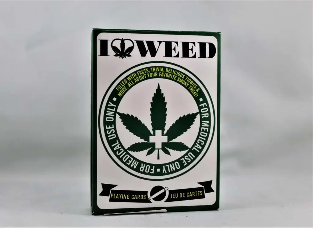 I Heart Weed Playing Cards