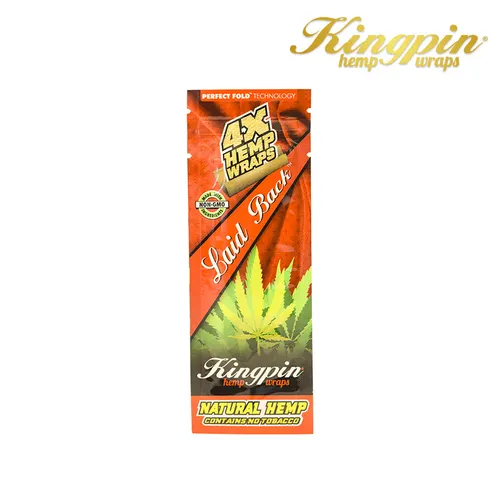 Kingpin Laid Back Hemp Wraps 4 pack 