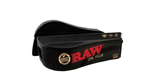 Raw Natural Rolling Papers Cone Filler - Cone Shooter Machine (1 1/4 Size)