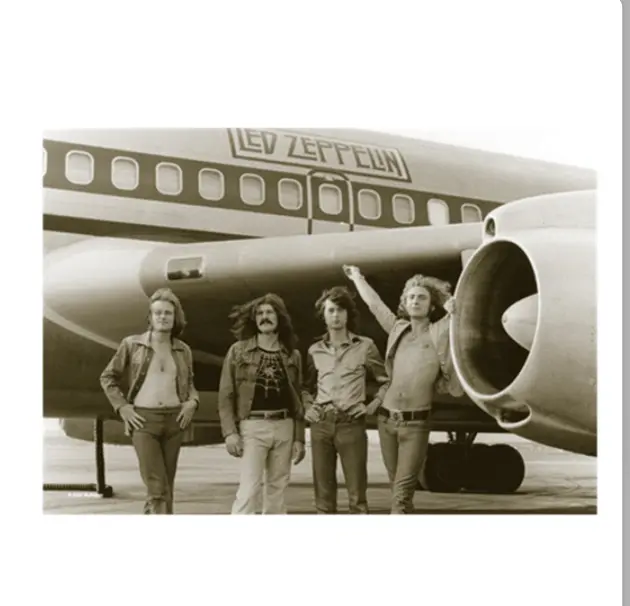 Flag- Led Zepplin Plane