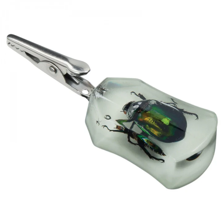 Resin Bug Roach Clip ''beetle"
