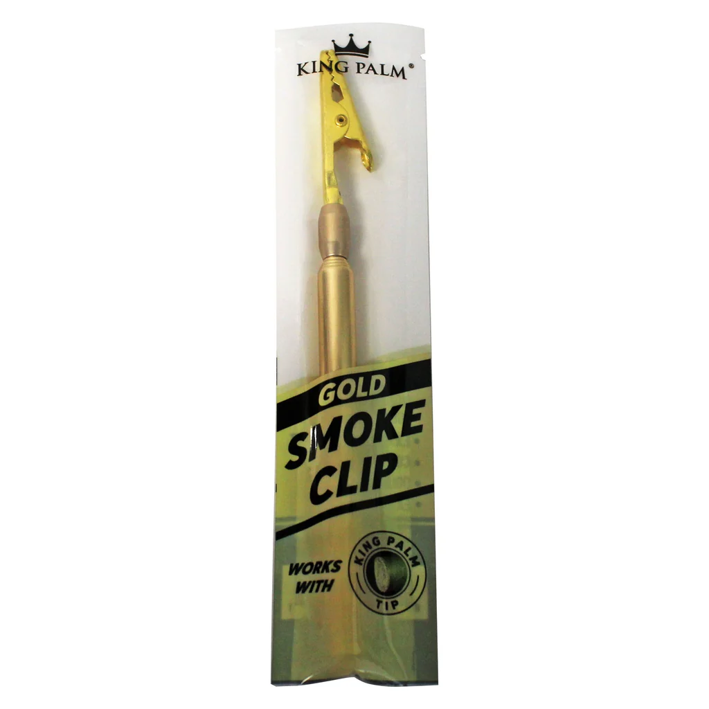 Roach Clip - King Palm Gold Clips
