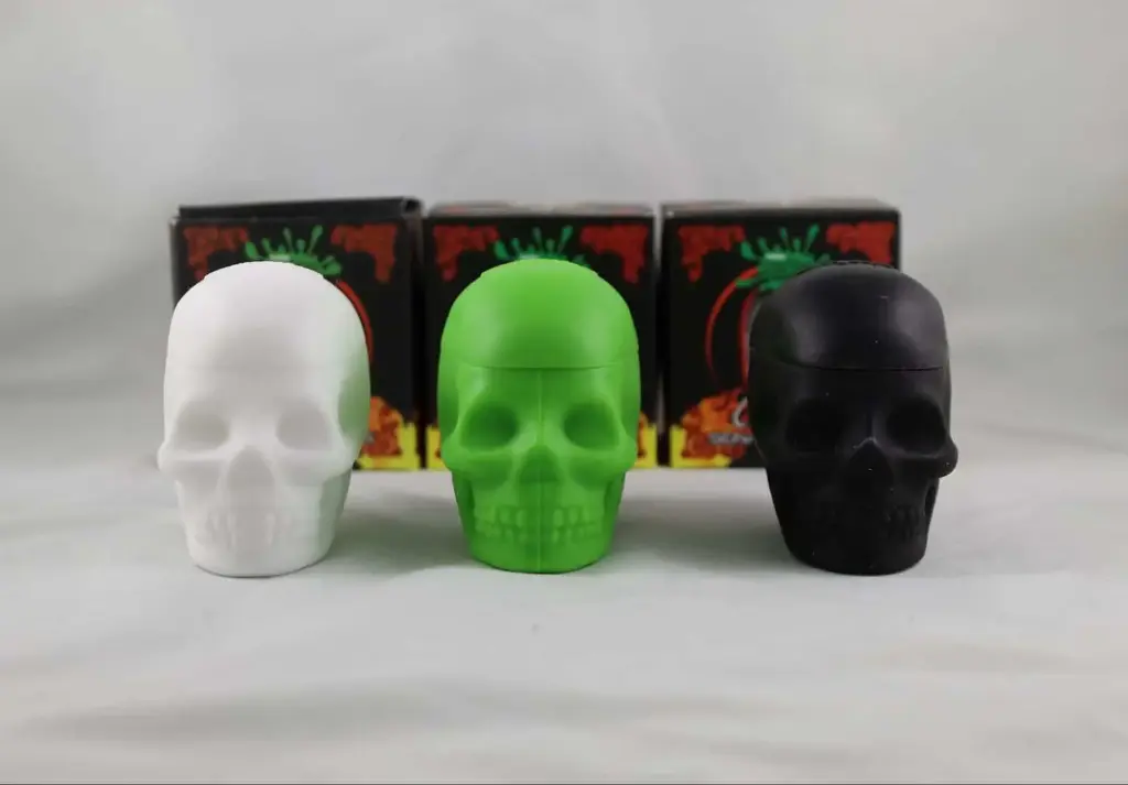 No Goo Silicone Skull Jar