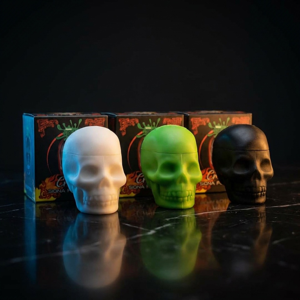 No Goo Silicone Skull Jar