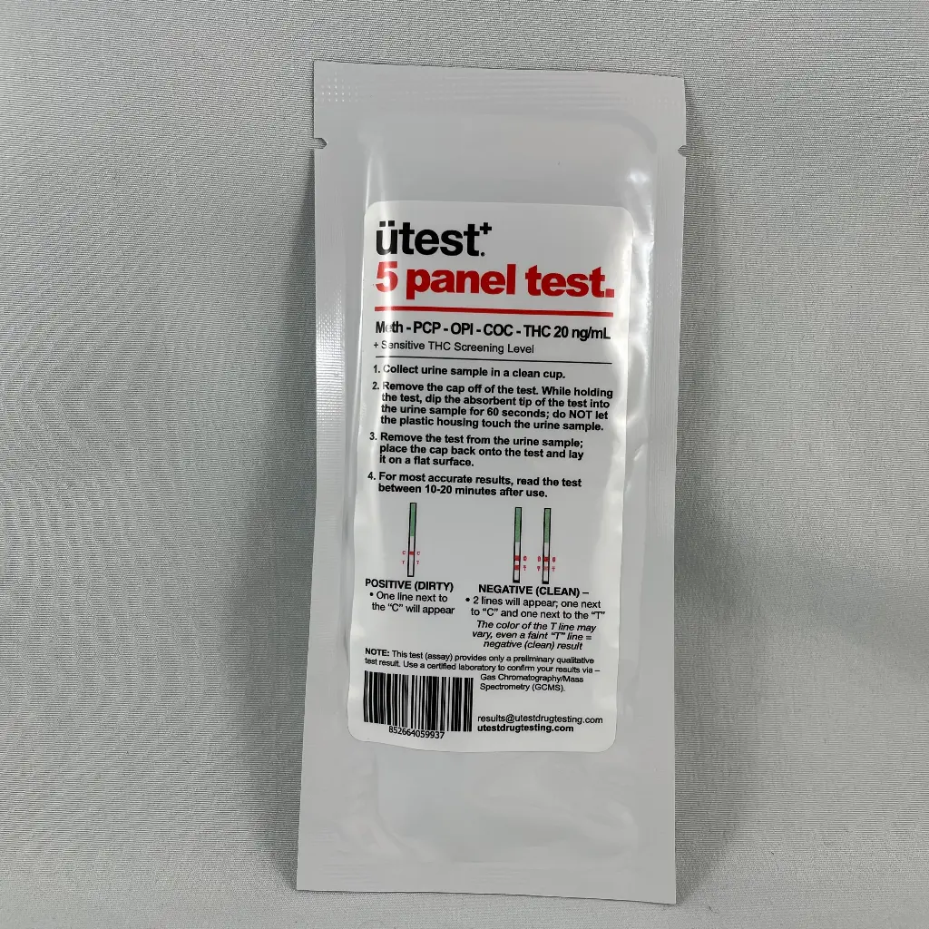 U Test Urine Test 5-Panel Red