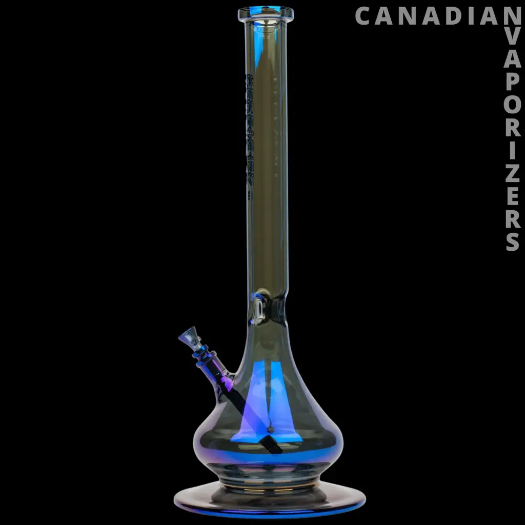 Red Eye Tek 24" Tall Terminator- Iridescent Finish Mega Tube W/ XL Base Bong