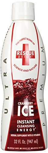 Rescue Detox I.C.E 32 Oz Mangosteen Cranberry