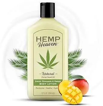 Hemp Heaven Body Lotion- 18oz- Sweet Pineapple & Mango