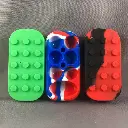 Silicone Container-7 Chamber Lego Brick