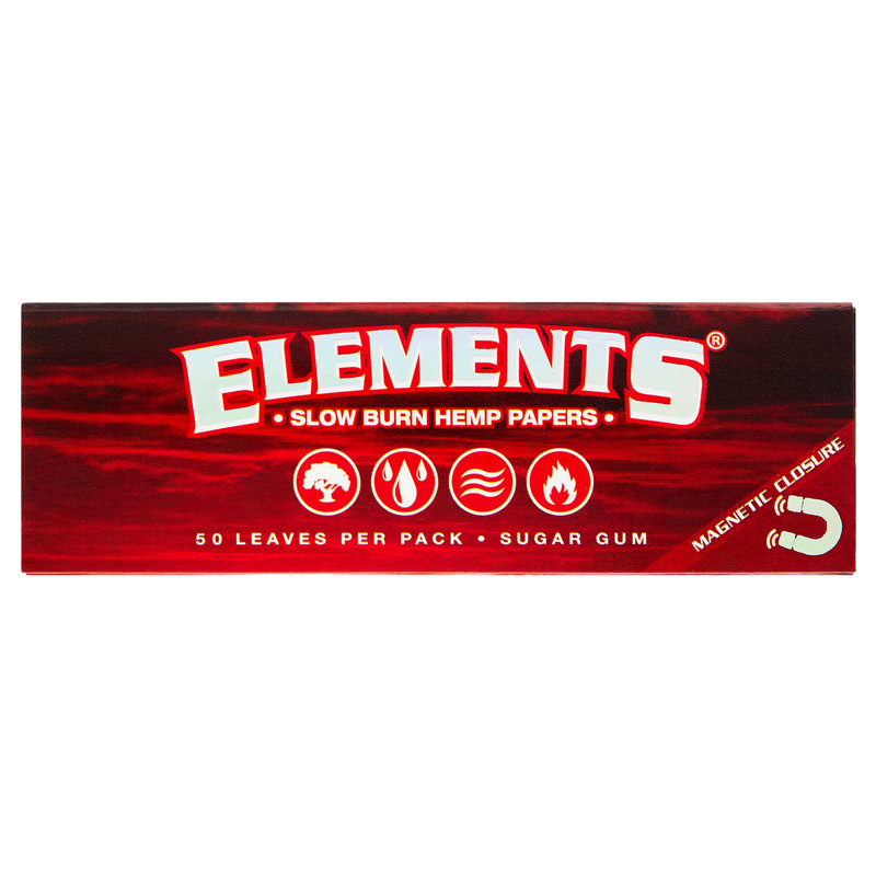 Elements Slow Burning Magnetic Closure Hemp Papers 50ct