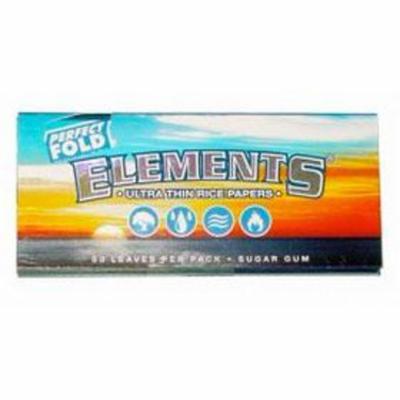 Elements Ultra Thin Perfect Fold Rice Papers 50ct