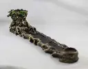 Incense Burner- Green Tree Man With LED Light Eyes