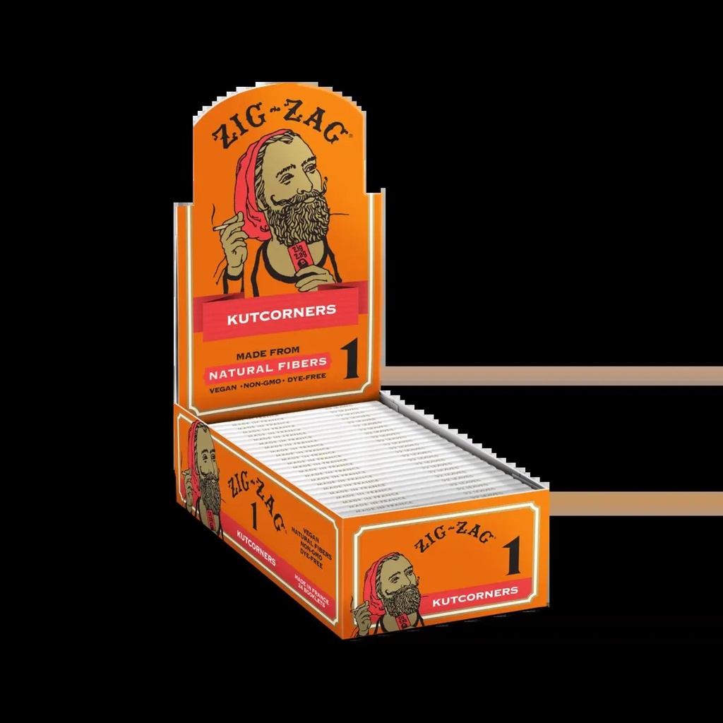 [ZIG-ZAGWHITE0115] Zig Zag White Kutcorners Rolling Paper