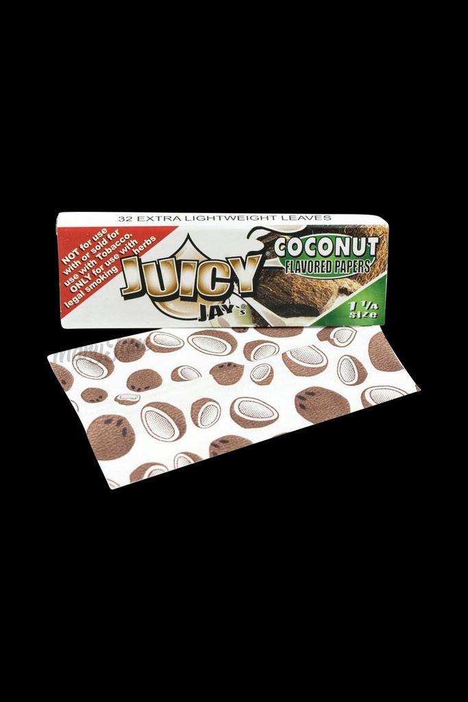 [JJ-COCONUT8613-BOX] Juicy Jay Coconut Rolling Paper 1.25 - Box/24